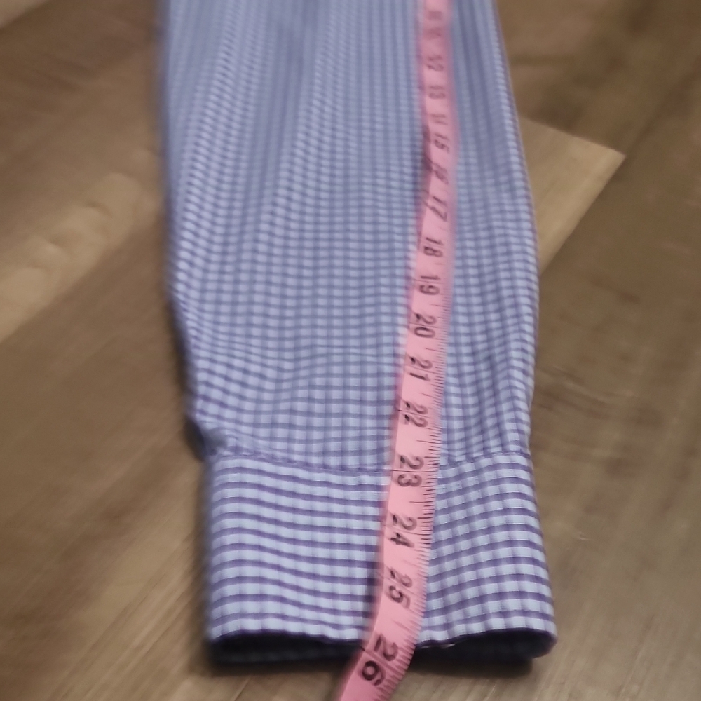 UNTUCKit Boundriotte Slim Fit Purple Checkered Button Down Shirt - Picture 8 of 13